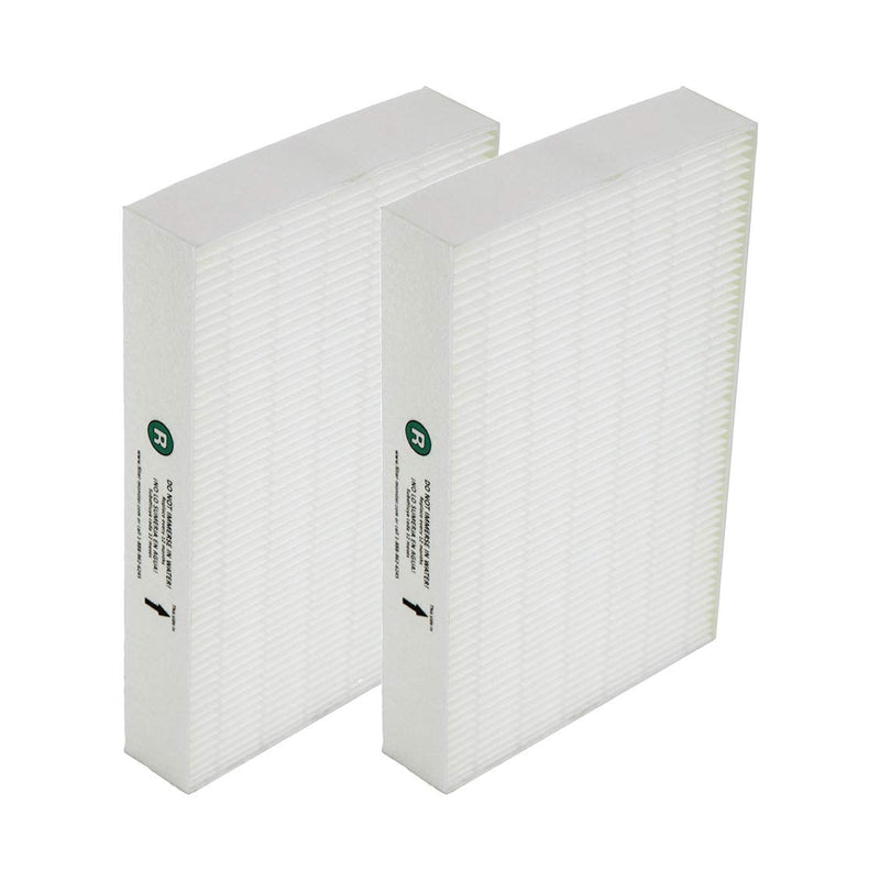 True HEPA Replacement Filter Compatible with Honeywell HEPA R Filter (HRF-R2) for HPA090, HPA100, HPA200, HPA250 and HPA300 Series Air Purifiers (2 Pack) HRF-R2