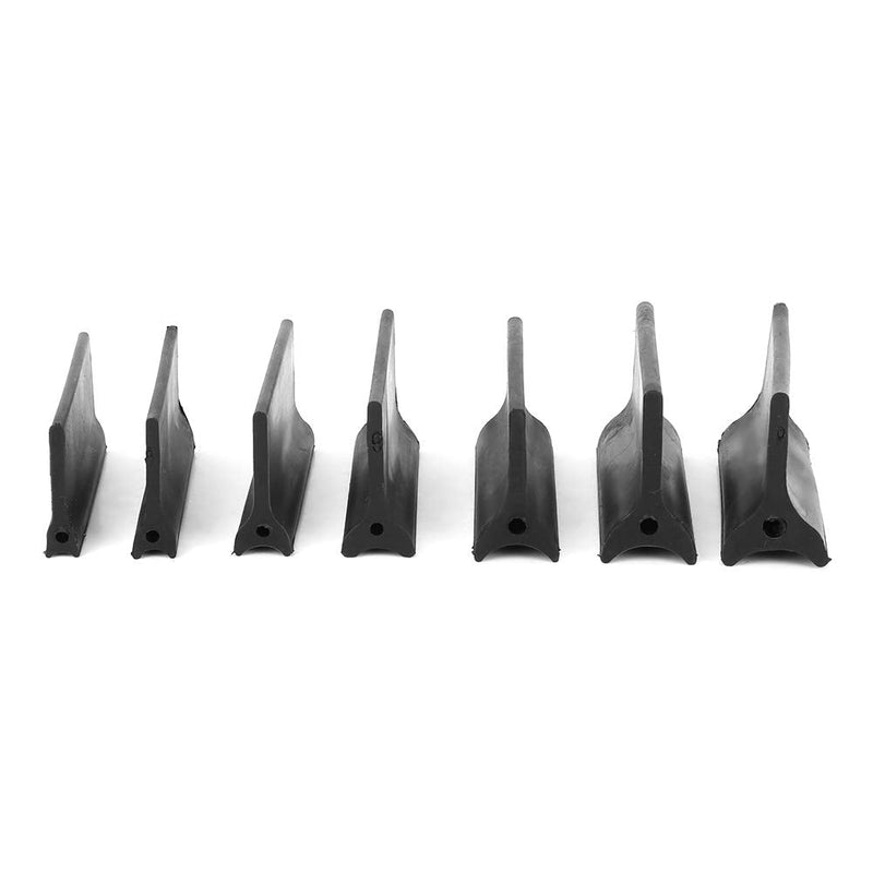 Sanding Block Rubber Wedge, 14Pcs Contour Sanding Grips Set, Flexible Sandpaper Mat Rubber Contour Sanding Block, Detail Sanding Grip Pad Wedge Block for Woodworker Automotive Home Art Craft