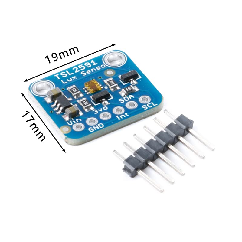 TSL2591 High Dynamic Light Sensor Breakout Module 3V 5V I2C High Range Optical Sensor Development Tool