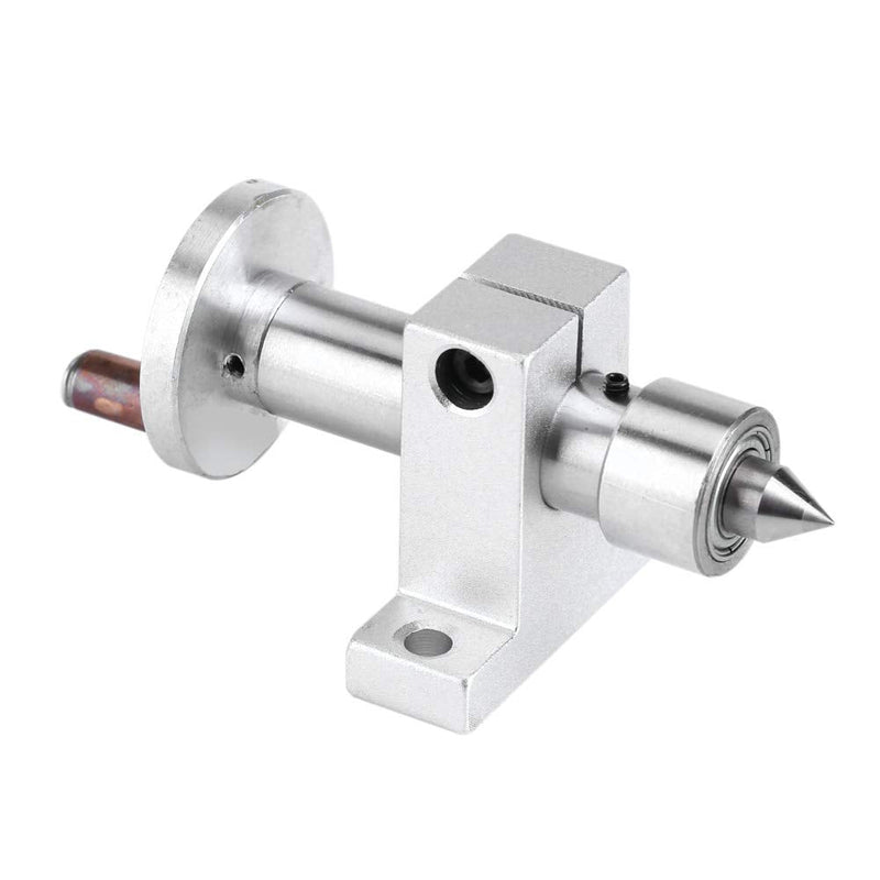 Double Bearing Live Center,Mini Lathe Telescopic Taper Revolving Centre,Adjustable Holing Depth,Good Heat ,High Mechanical Strength,for Woodworking or Lathe Machine