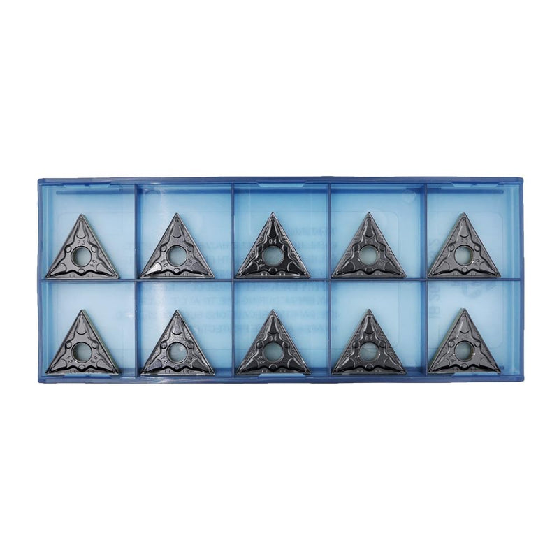 CNC Carbide Inserts TNMG 431 Tnmg220404PM for Metal Lathe Cutting Steel, Semi-Finishing chipbreaker for Turning Cutter, 10 PCS. TNMG220404-MD