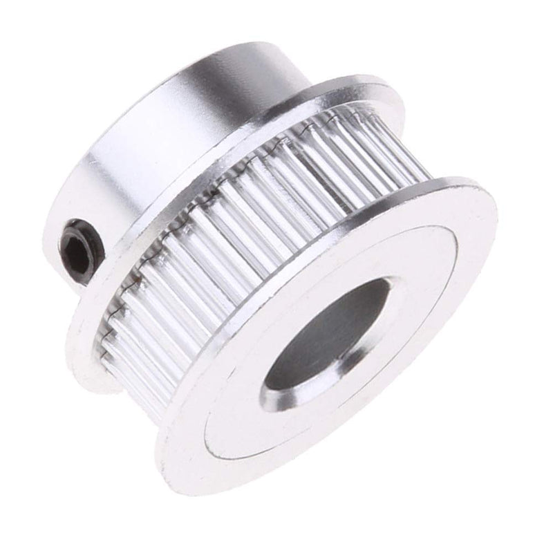 2PCS GT2 Timing Belt Pulley Synchronous Wheel Aluminum Alloy Timing Pulley 3D Printer Parts for 6mm Width Timing Belt (40 Teeth Bore 8mm) 40 Teeth Bore 8mm 2