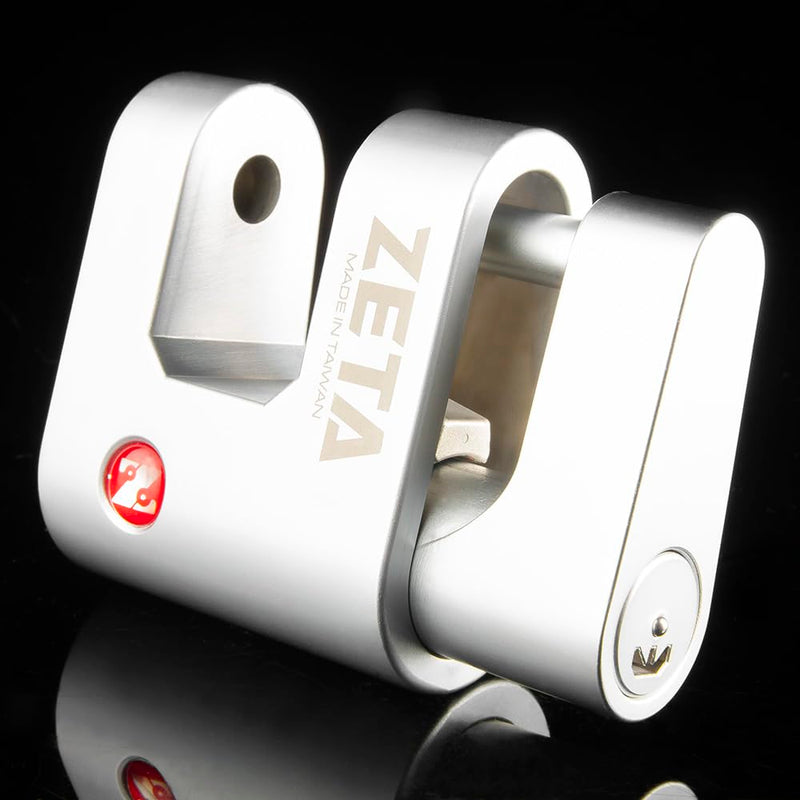 ZETA ZU55 High Security 6-Pin Dimple Slider with Sidebar Cut Pick Resistant Locksport 55mm Width Padlock
