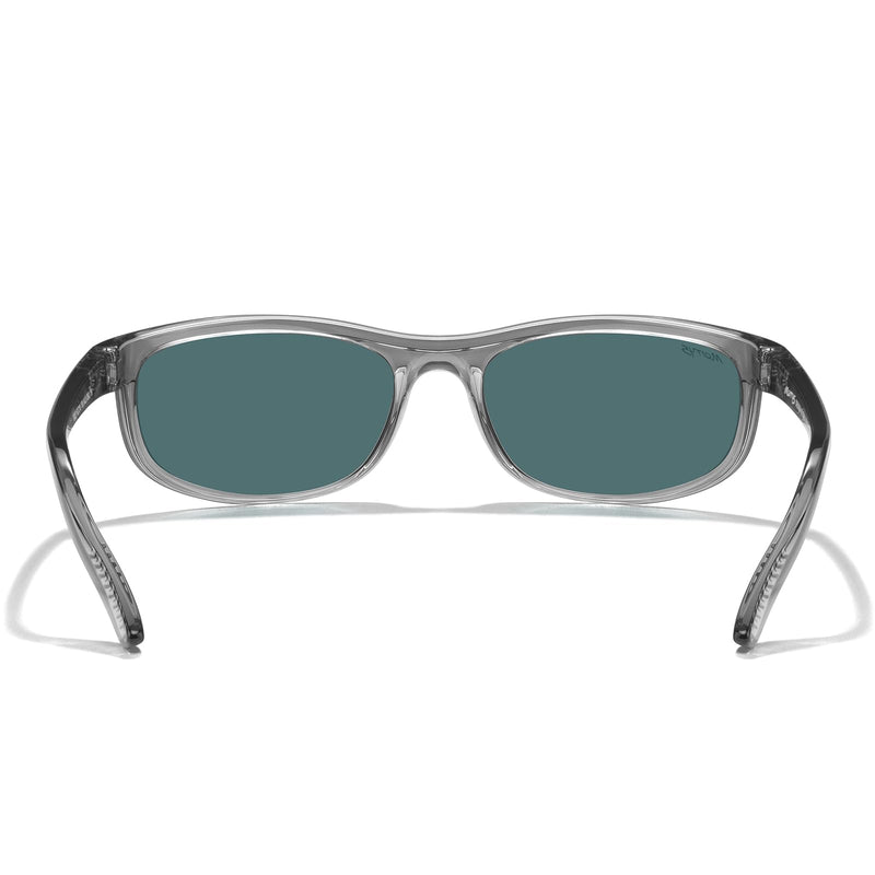 MERRY'S Wrap Around Sport Polarized Sunglasses for Men Women Driving Fishing Cycling Running UV400 Protection S3027 Bright Tra Gray Frame/Red Mirror Polarized Lens 62 Millimeters