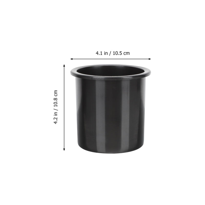 Plastic Cup Holder Inserts 2pcs Universal Drop in Cup Holder for Sofa Recliner Table RV Boat Car Drop-in Replacement Golf Cart Black