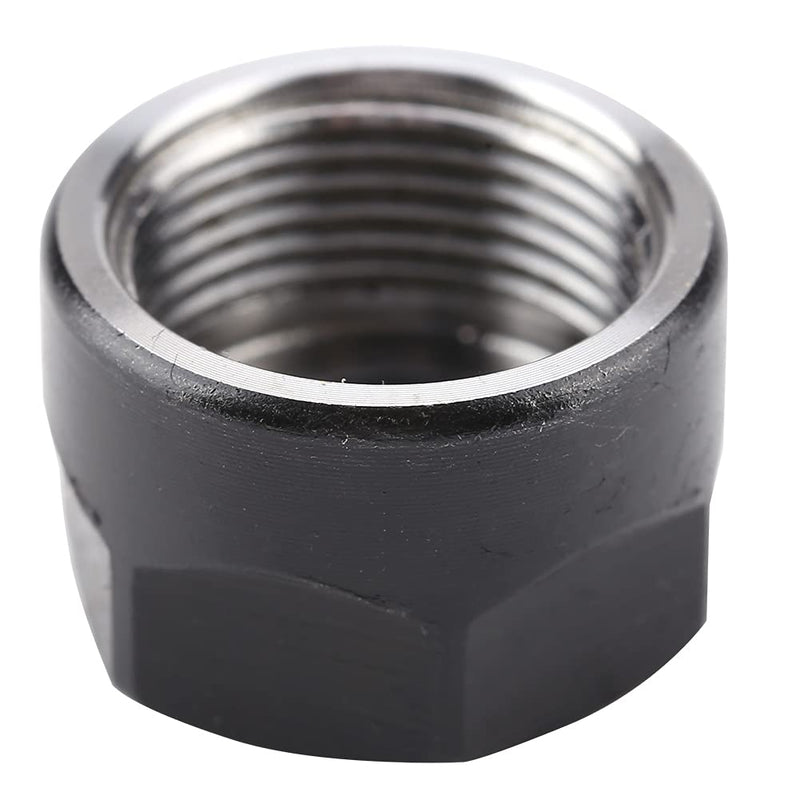 1Pcs Er11 Type Collet Clamping Nuts, Er11 Mutter M15 X 1 Nut Chuck Holder Clamping Bit (M15*1 ER11A) Black M15*1 ER11A