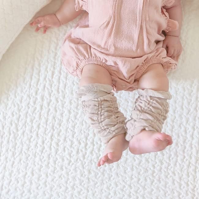 Kufuu Organic Leg Warmers, Made in Japan, Set of 3 Pairs, For Newborns to 1 Years Old - NewNest Australia