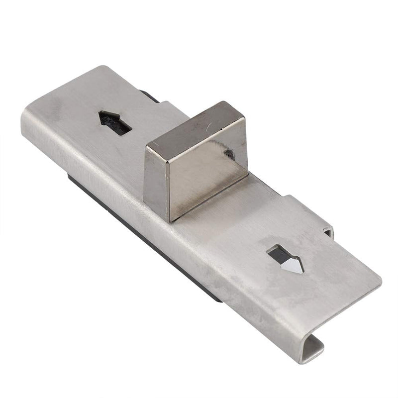 Door Lock Indicator, Indicator Deadbolt Toilet Bathroom Lock Vacant/Engaged Chrome Partition Door (Satinless Steel)