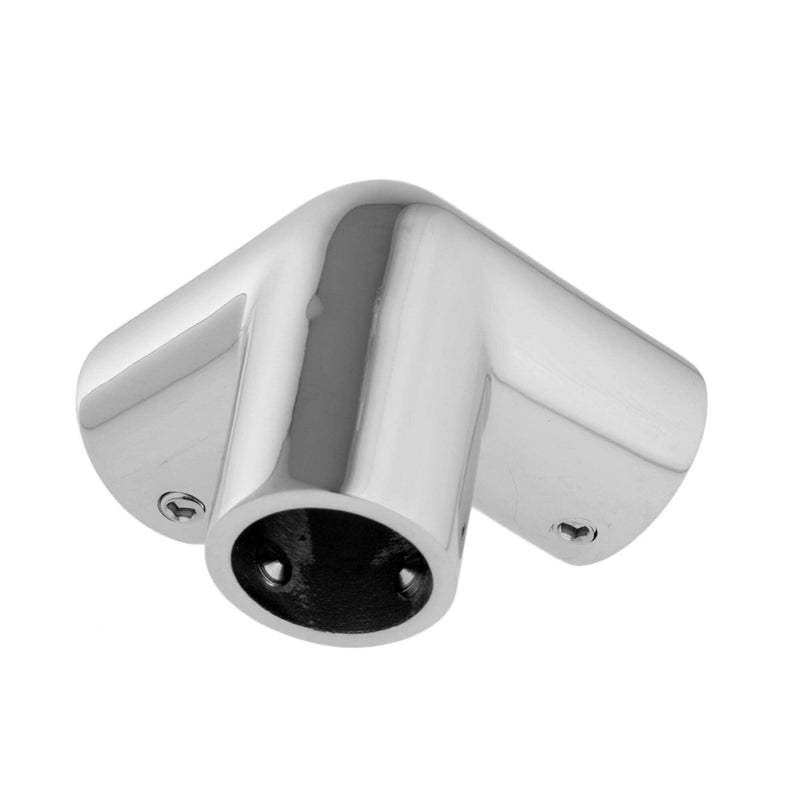 1Pcs Boat Marine 316 Stainless Steel 7/8"(22mm) 3 Way Corner Elbow Handrail Rail Tee Fitting 90 Degree 25.4mm /1"