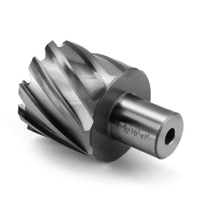 Annular Cutter JESTUOUS 1-9/16 Inch Cutting Diameter 3/4 Weldon Shank 1 Cutting Depth with Pilot Pin Slugger Bits HSS Kit for Magnetic Drill Press,1 Piece