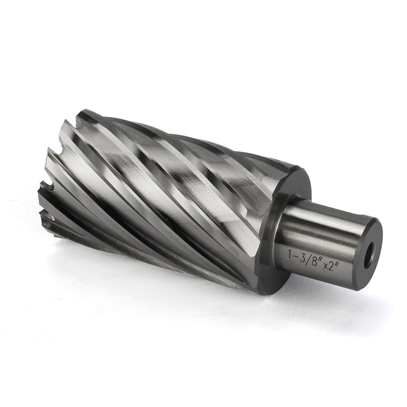 Annular Cutter 3/4 Inch Weldon Shank 1-3/8 Cutting Diameter 2 Cutting Depth Slugger Bits HSS Kit for Magnetic Drill Press