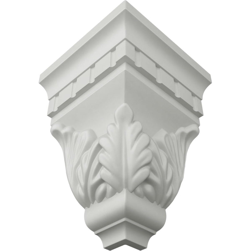 Ekena Millwork MOC03X04DE-CASE-4 Outside Corner for Moulding MLD04X03X05DE (4-Pack), 3 1/4"P x 4 1/2"H, Primed, 4 Pack