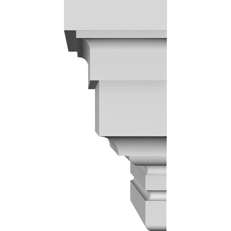Endurathane Stockport Crosshead, 103" Bottom Width x 105 1/2" Top Width x 3 7/8"H x 1/4"P, Factory Primed 103-in. W
