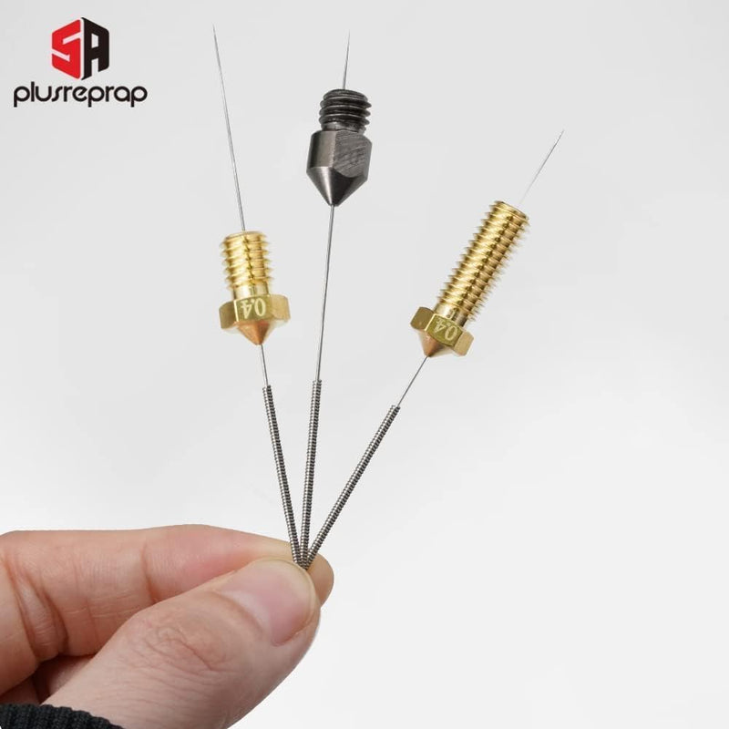 3D Printer Nozzle Cleaning Kit: 20-Pack 0.4mm Stainless Steel Nozzle Cleaner, 3D Printer Cleaning Needles for Creality Ender 3/K1/MK8/V6, No Clogger, Sturdy and Durable, Ease of Use, by 5APLUSREPRAP