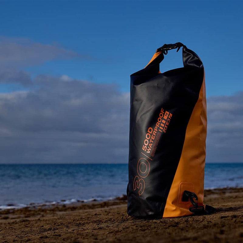 ZONE3 Waterproof Dry Bag 30L Durable 500D PVC Floating Backpack For Kayaking, Swimming, Boating, Canoeing, Fishing