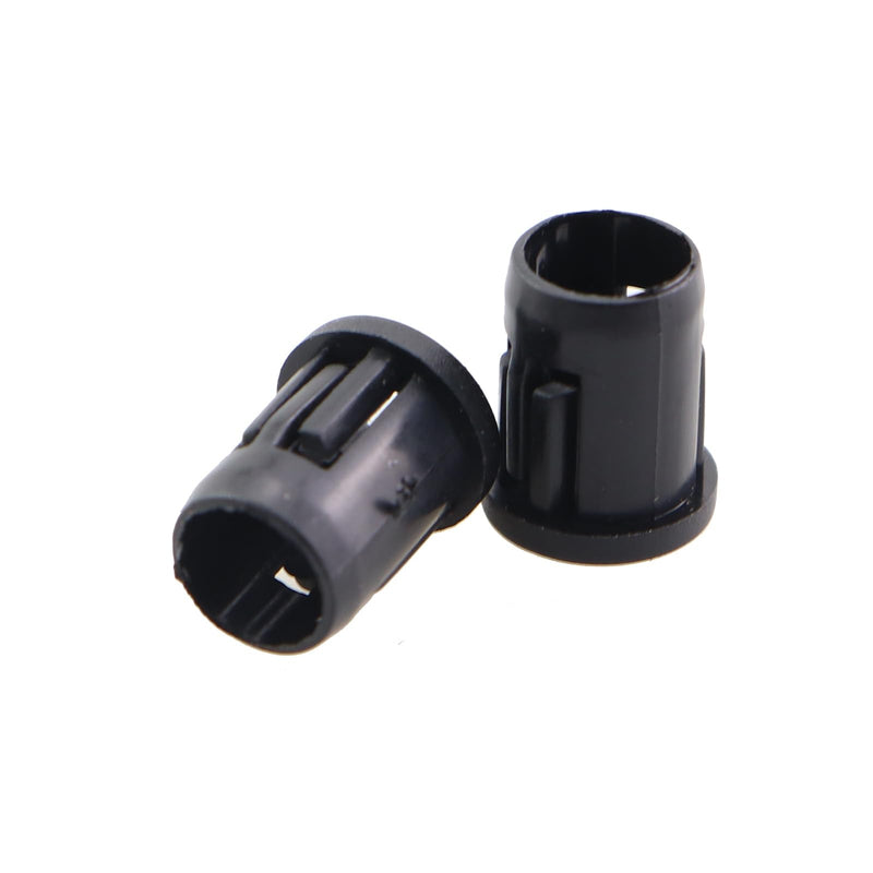 100PCS Plastic Lampholder Lampshade 5mm Bulb Socket Lamp Light Emitting Diode Holder Plastic Bezel Mount LED Clip Black