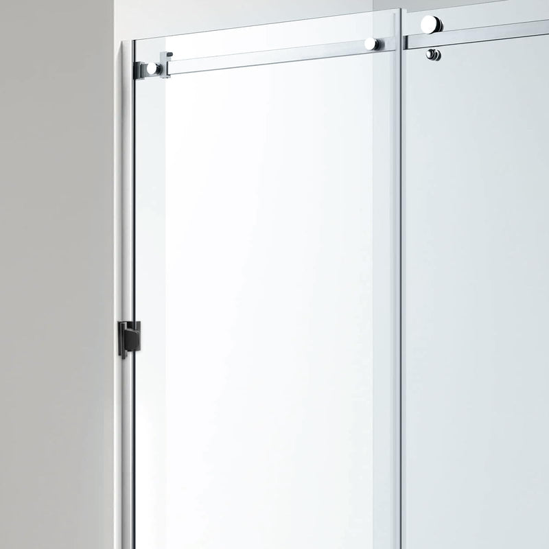 RV Shower Door Handle for Tri-Slide Door with Bumper and No T Bar
