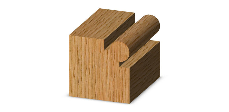 Whiteside Router Bits 3246 Edge Beading Bit with 7/8-Inch Large Diameter and 9/16-Inch Cutting Length
