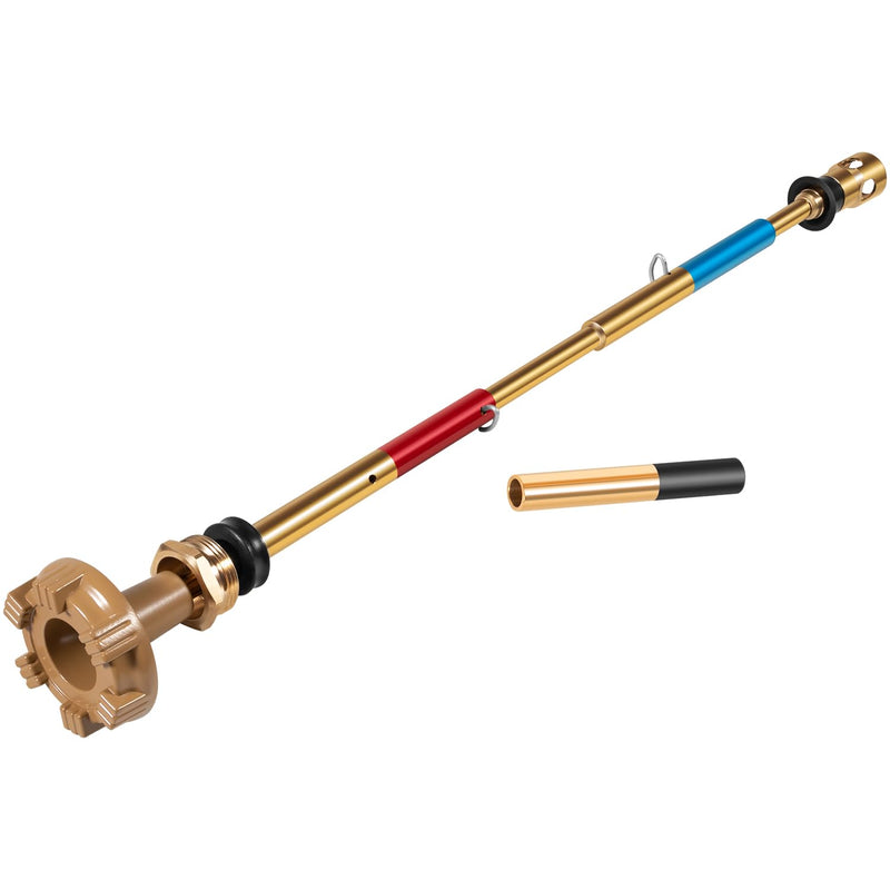 RK-ADJ-PRV Adjustable Rod Repair Kit, Compatible with Woodford 14 16 17 19 22 V22 Faucets, Universal PRV Upgrade Anti-Burst Design, Heavy-Duty Brass Stem & Metal Handle Repair Set (10pcs)