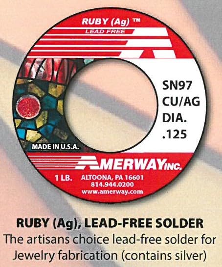 Ruby Stained Glass Soldering Wire