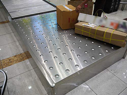 16PCS 5/8 Inch Roller Ball Transfer Bearing, Ball Bearing Rollers, Stainless Steel Ball Transfer Bearing Casters Universal Base Conveyor Roller Ball for Conveyor, Roller Stand, Load Capacity 33 lbs 5/8 Inch flat Base Ball Transfers 16