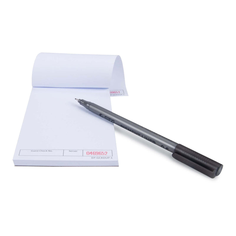 Guest Checks Pads EP-GCKDUP-1 (5 Pads), total 250 Blank Waiter Pad, Server Order Pads