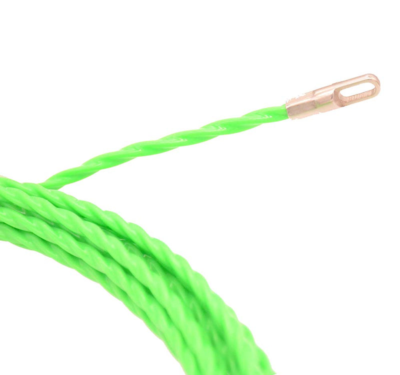 Fish Tape Electrical Wire Threader Wire Puller and Fish Tape Fastener tool 33 FT(10M) UP Grade Large Leader Hole