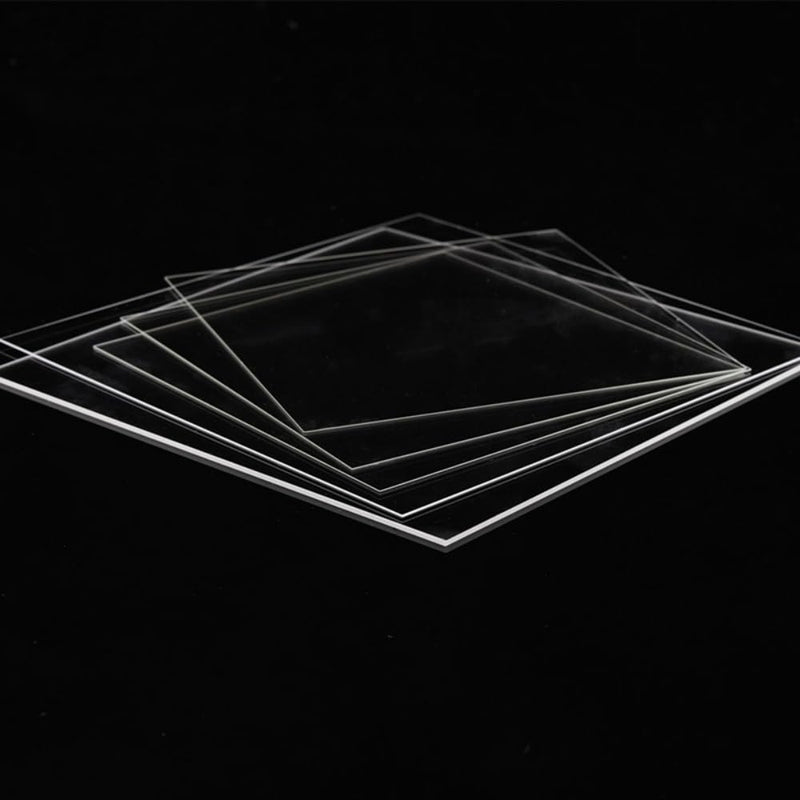85 x 85 x 1 mm Optical Glass Squares (2 Pieces),Square Quartz Glasses,Fused Quartz Plates,Fused Silica Glasses,Quartz Glass Sheets for Laboratories and Industrial Use (Laboratory UV-Vis Grade) 2