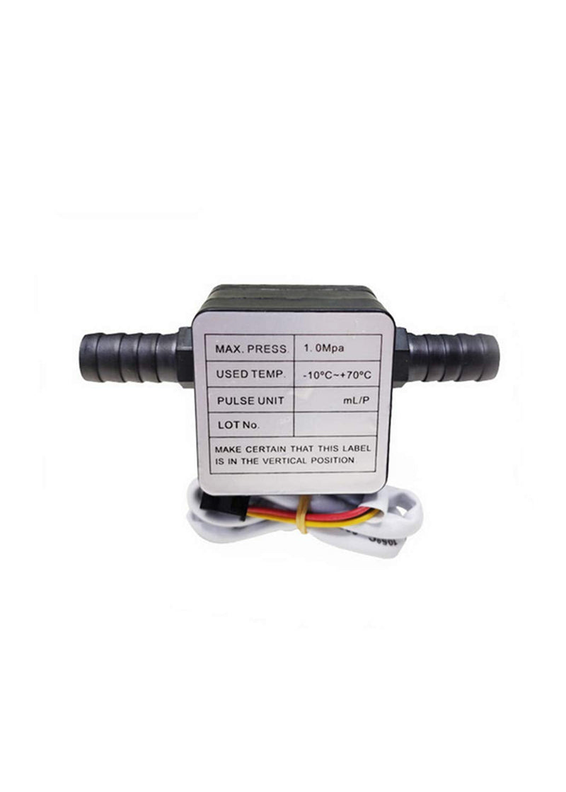 3/8" Oil Flow Sensor High Density Liquid Food-Grade Switch Hall Effect Flowmeter Fluid Meter Gear Counter Connect Hosepipe 5-600L/H for Fuel Gasoline Diesel Milk Detergent Water G3/8" Oil Flow Sensor