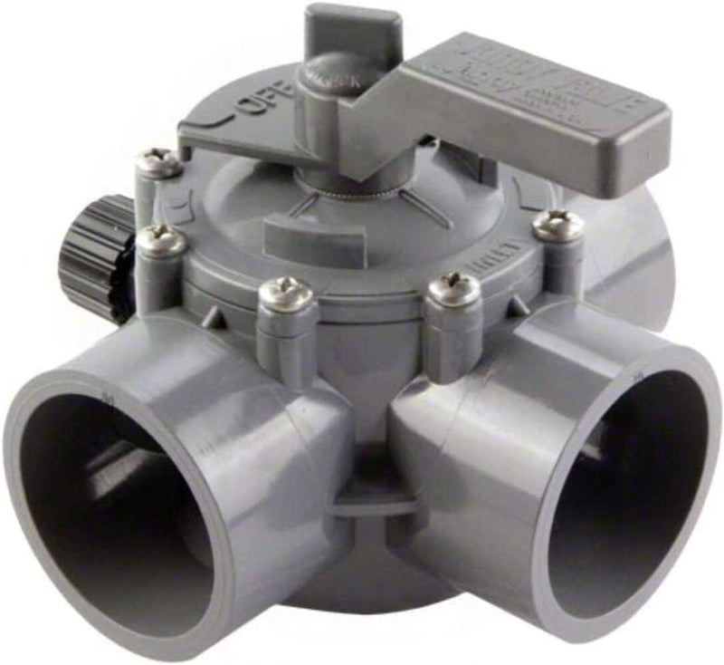 ATIE 2-Port/3-Port Pool Valve Rebuild Complete Kit Compatible with Jandy 2-way/3-way 4715, 4716, 4717 Valve and Gray Valves with Diverter Valve 4720, Cover 4606, Handle 7433 (2 Pack) 2 Pack