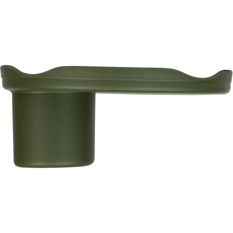 Plate Accessory, in All 12 Colors, Conveniently Holds Your Food, Snacks, Drinks | Multi-Use Hands Free Project Work Station, Ruggedized Portable Design, Diameter of 8.5"/21.6 CM Olive