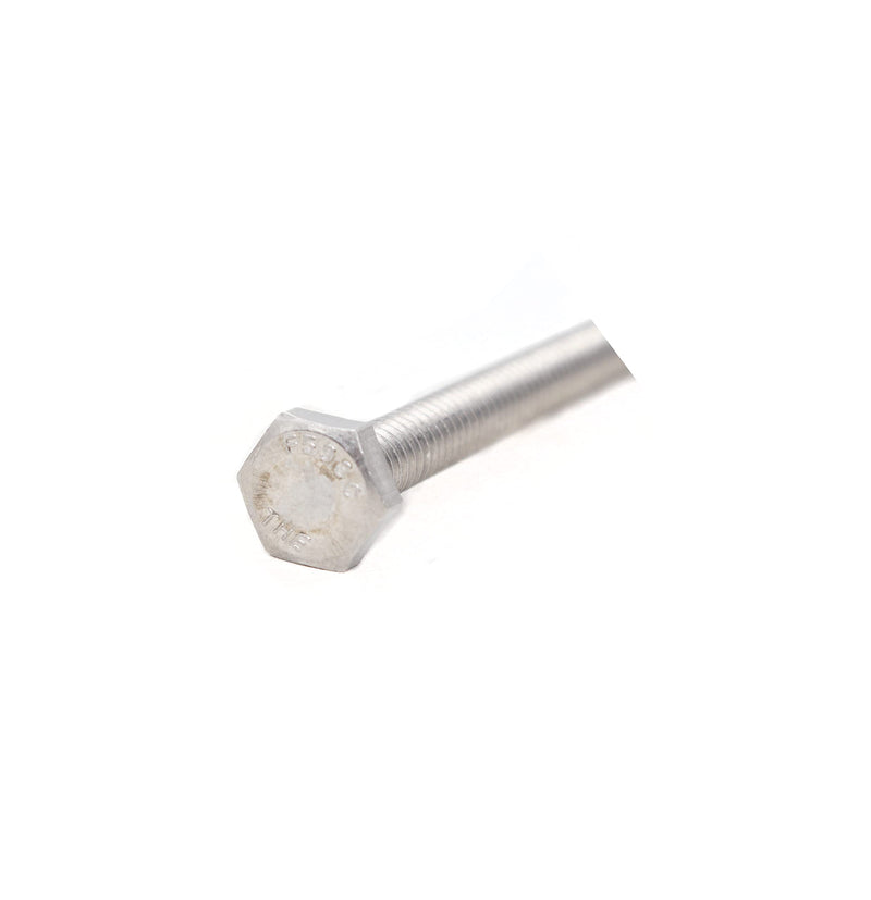 cSeao 10pcs 1/4-20 x 6 Hex Head Bolts Screws, Full Thread, Plain Finish, F593C 18-8 304 Stainless Steel 1/4"-20 x 6" 10pcs