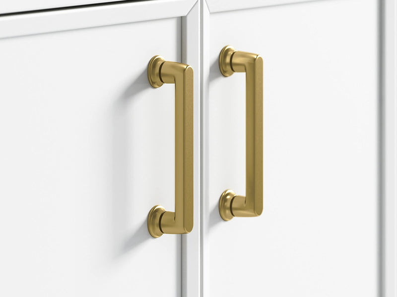 Kohler K33584-2MB Winnow 5" Cabinet Pull Vibrant Brushed Moderne Brass 5 Inch Cabinet Pull