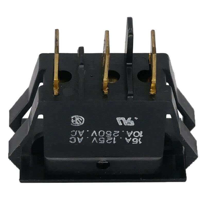 1PC SHINDEN SDW-115-13-2 3pin 3gear 10A250VAC Rocker Switch Double Reset Switch