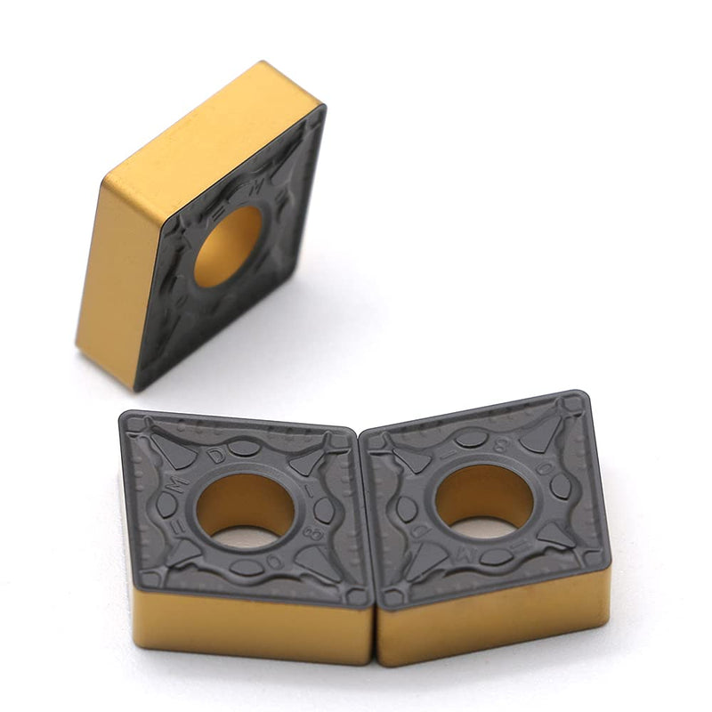 CNMG432 / CNMG120408-PM of CNC Carbide Inserts for Steel Turning Cutting Tools, The Chip Breaker"PM" fit for Semi-Finishing Metal Cutting, 10 PCS.