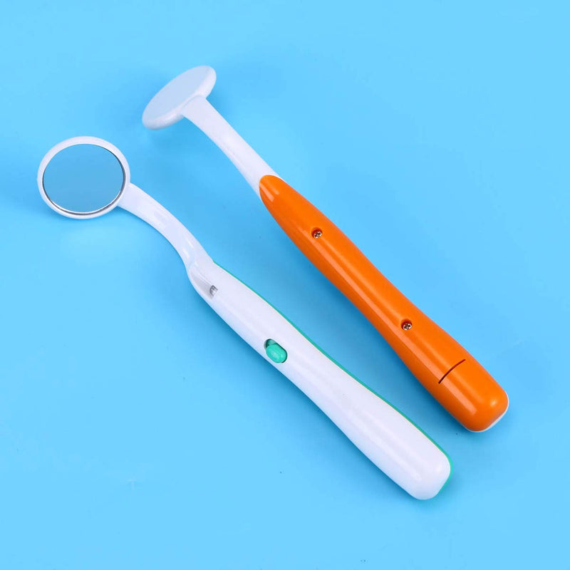 Mirror with Led Light for Teeth Inspection, Anti-Fog Mirror for Oral Care, lighted inspection Tool 5.86 Inch Plastic