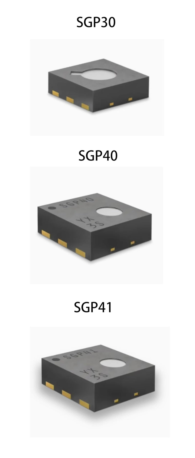 HiLetgo SGP41 TVOC eCO2 CO2 Carbon Dioxide Sensor Formaldehyde Air Quality Monitoring Sensor Indoor Air Quality Gas Sensor Module GY- SGP41