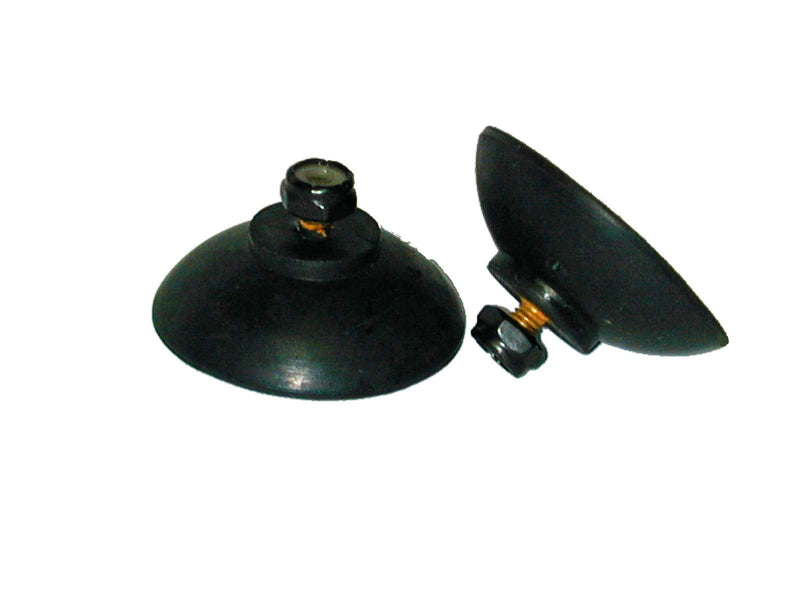 ArcMate EZ Reacher Replacement Gripper Cups - Outdoor Reacher Grabber Tips Part for Repair - UV Resistant, Rubber Cups with Locknuts, Black, 2 Pairs (4 Cups) 2 Pair (4 cups)