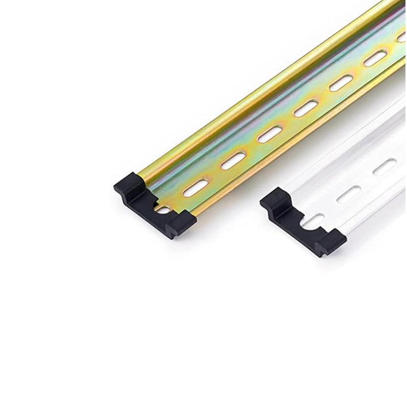 ZYAMY 30PCS DIN Rail End Cover Protectors 7.5mm Thickness 35mm Width Terminal Board for Industrial Electronic Equipment C45 Cut Resistant Protectors Protective Sleeves for Miniature Circuit Breakers