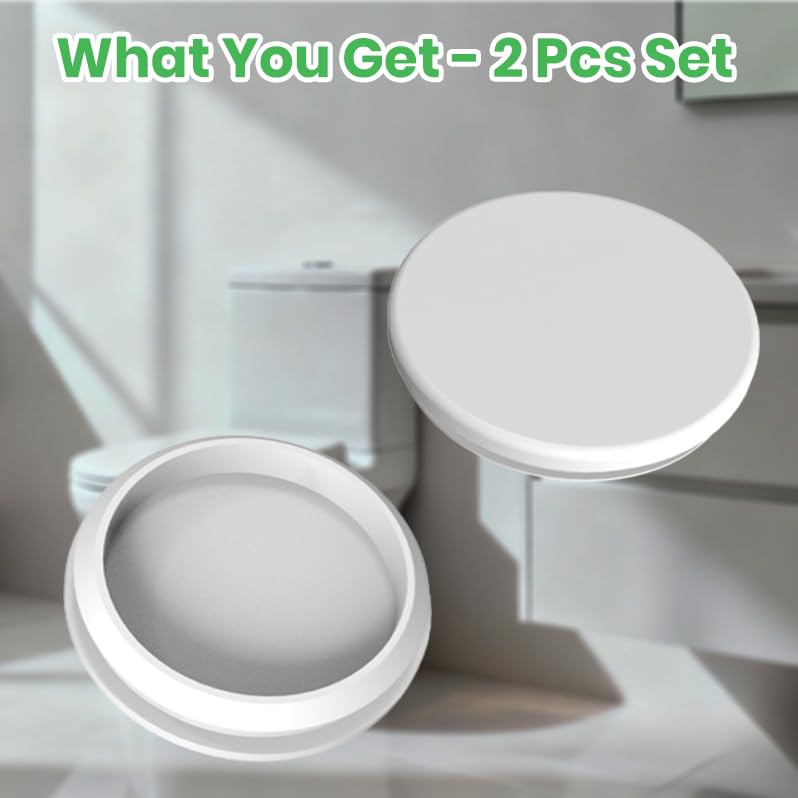 for Toto Washlet+ Bidet Toilet Hole Cover Silicone Plug Grommet Rubber Cap（2 PCS）
