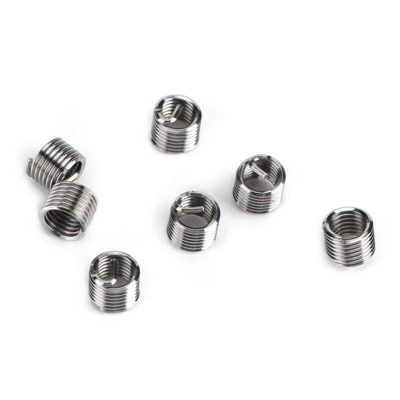 Rocaris 30 Pcs Thread Repair Kit, M6 x 1mm Thread Repair Insert Kit Compatible Hand Tool Set for Auto Repairing