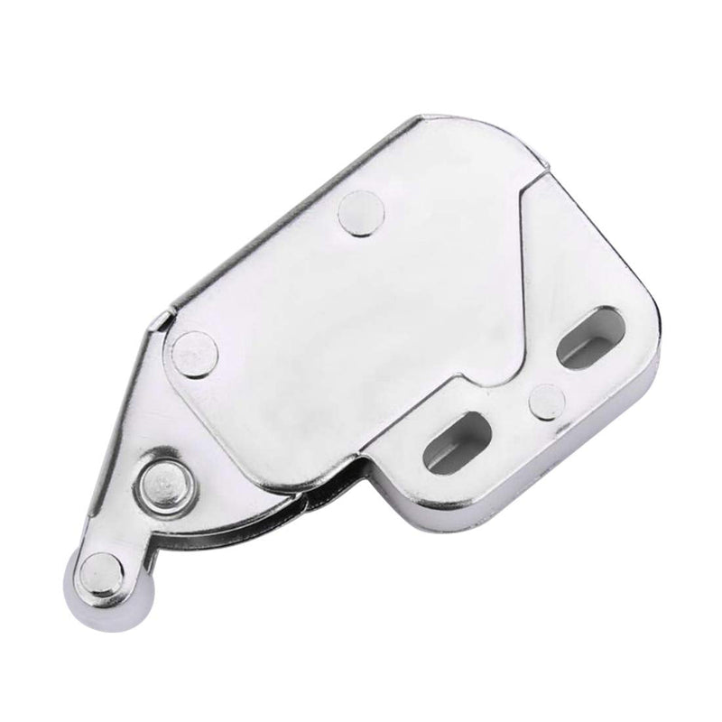 （4 Pack ） Automatic Spring Snap System Push-in Touch Lock Mini Tip Latch Cabinet Door Furniture Safety Lock