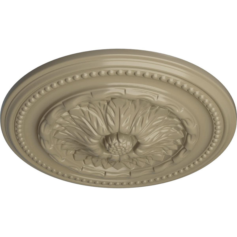 15 3/4"OD x 1 7/8"P Chester Ceiling Medallion (Fits Canopies up to 2 1/4"), Hand-Painted Gobi Desert
