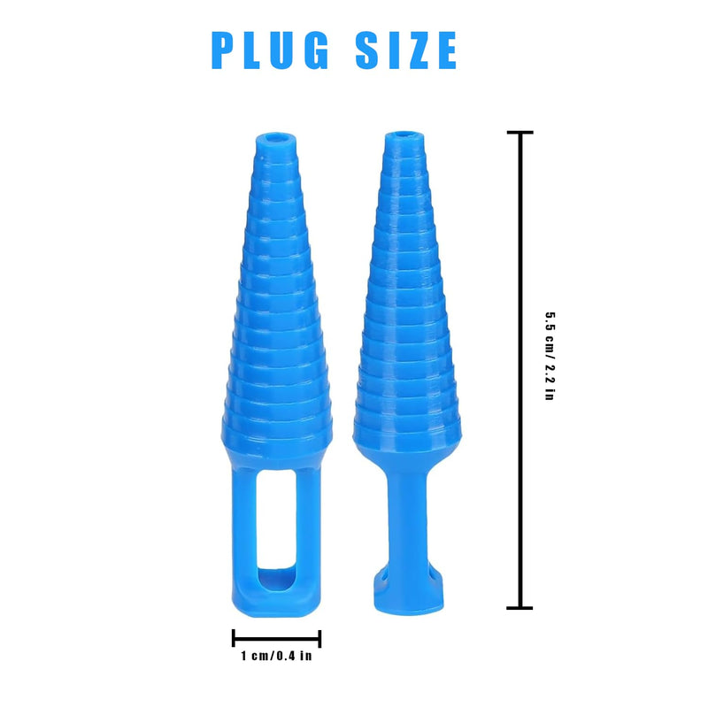 10 Sets Catheter Plugs - Individually Sterile Package Catheter Plug Adapter - Catheter Supplies - Blue