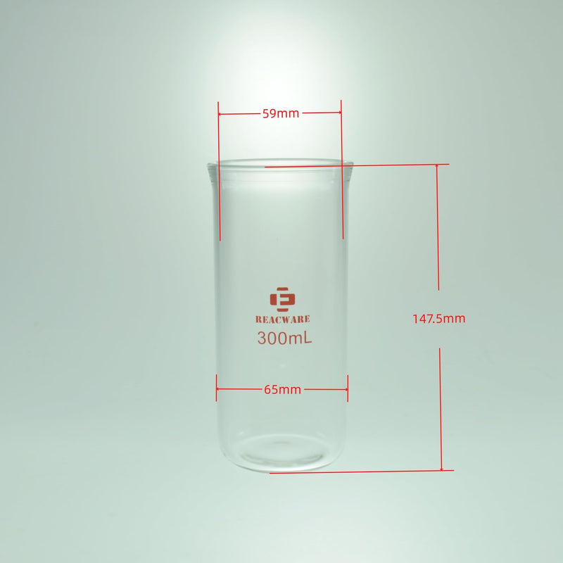 Laboratory Lyophilization Flask for The Freeze Dryer (300mL) 300mL