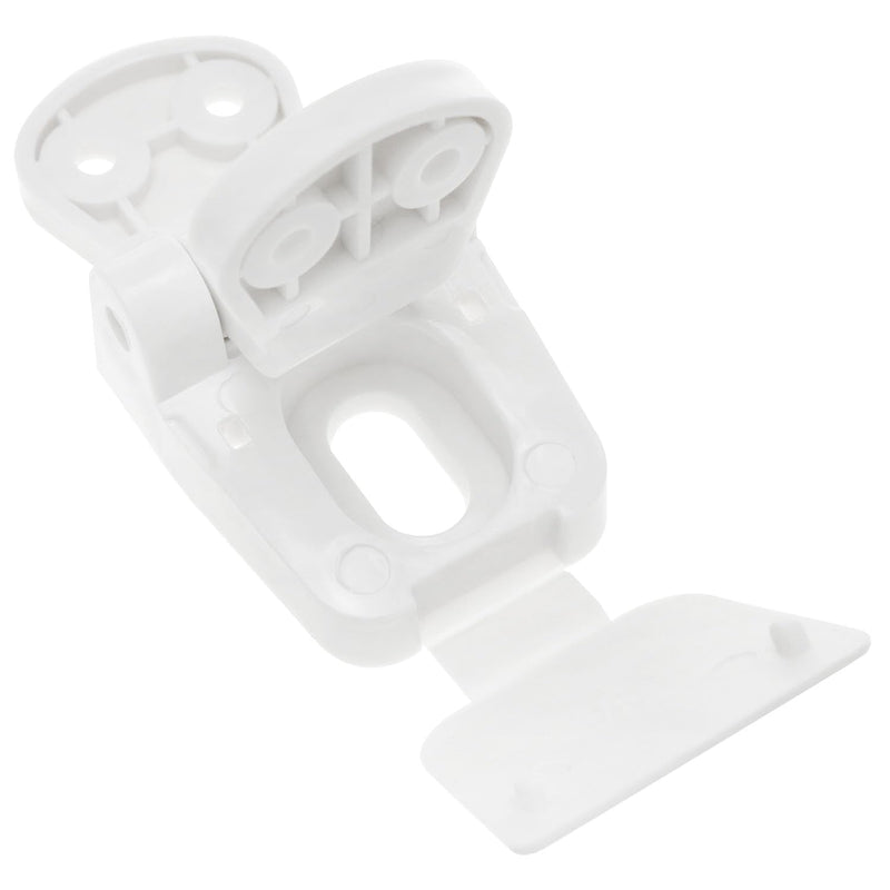 White Plastic Toilet Seat Hinge Bolt Nut Toilets Seat Tightening Kit For Toilet Seat Cover Replacement And Repair 1Set White
