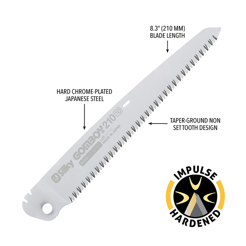 Silky Replacement Blade Only GomBoy 210mm Medium Teeth (122-21)