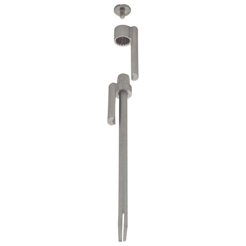 Nuk3y Door Saver 2 II Hinge Pin Stop Fits All 3" to 4-1/2" Residential Hinges (Satin Nickel) Satin Nickel