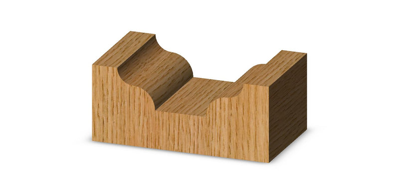 Whiteside Router Bits 5620 Stile Profile Bit with Traditional 1-1/4-Inch Large Diameter and 1/2 -Inch Shank