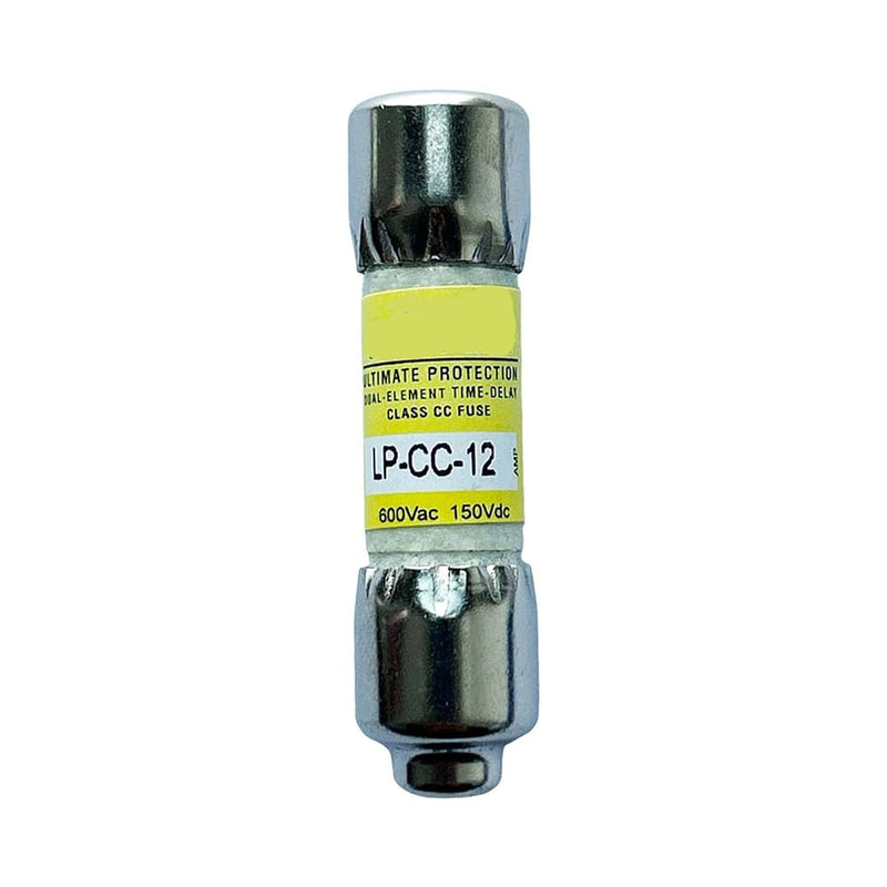 10-Pack New LP-CC-12 LP-CC-12A LP-CC 12A 600Vac Class CC Time Delay Fuse, LP-CC-12 Current Limiting Class CC Rejection Cartridge Fuses 10